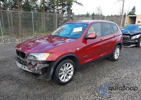 2014 BMW X3 xDrive28I z USA, uszkodzony, nr VIN 5UXWX9C53E0D39085